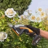 WORX WG801E 20Volt 2.0Ah. Li-ion Şarjlı Profesyonel Avuç İçi Çim Kesme, Çit Budama