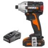 WORX WX261.9C 20Volt/2.0Ah Li-ion Tek Akülü 260Nm Kömürsüz Profesyonel Darbeli Tornavida