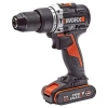 WORX WX352 20Volt/2.0Ah Li-ion Çift Akülü Kömürsüz Profesyonel Şarjlı Darbeli Matkap