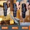 WORX WX370.9C 20Volt/2.0Ah. Li-ion Tek Akülü Profesyonel Şarjlı Darbeli Matkap