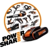 WORX WX380.9C 20Volt 2.0Ah. 2.2J Li-ion Tek Akülü Şarjlı Profesyonel SDS-Plus Pnömatik Kırıcı/Delici