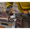 WORX WX813 20Volt 4.0Ah. Li-ion Tek Akülü 115mm Kömürsüz Profesyonel Şarjlı Avuç Taşlama