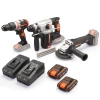 WORX WXKS6 WX354.9 + WX380.9 + WX812.9 + WA3601 20V/2Ah Pro Kombo Set