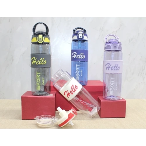Tutmalı Su Matarası 800 Ml Bpa İçermez Alk2955