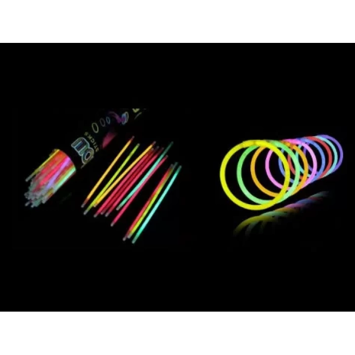 10 Adet Glow Stick Bracelet Fosforlu Kırılan Çubuk Bileklik