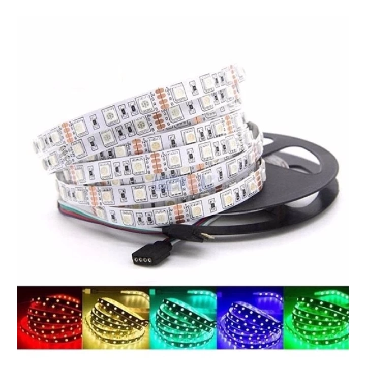 3 Çipli Rgb İç Mekan Şerit Led 5 Metre