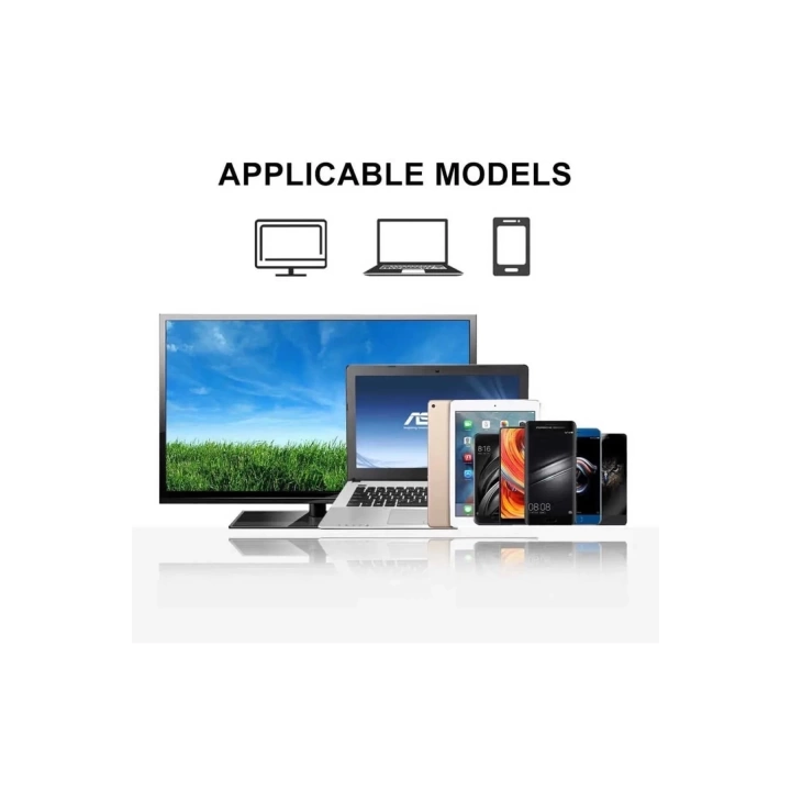3 Metre 8 Gbps Hız 4k/30 Hz Type C To Hdmı Çevirici Dönüştürücü Tv Telefon Pc Hasır Bağlantı Kablosu