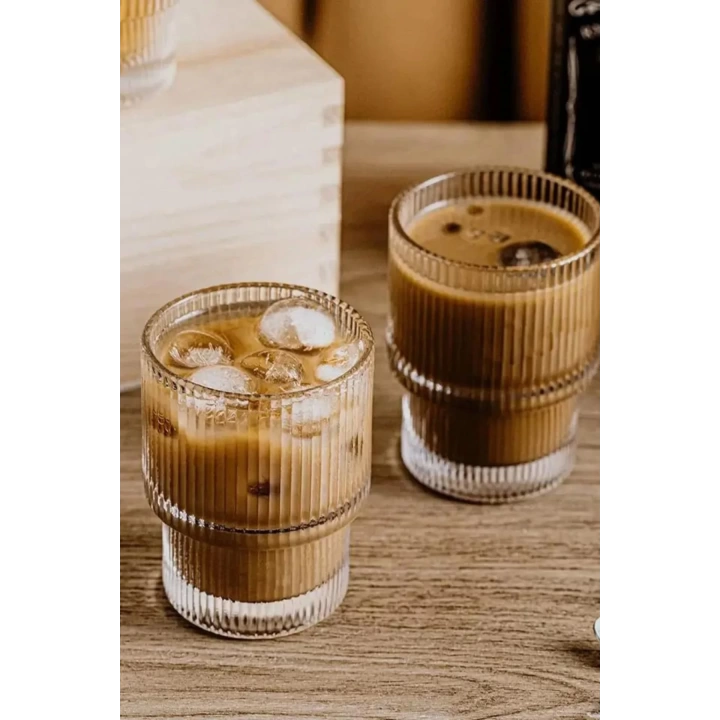 300 ML Isıya Dayanıklı Borosilikat Origami Stil Bardak - Borosilikat Bardak 1 Adet
