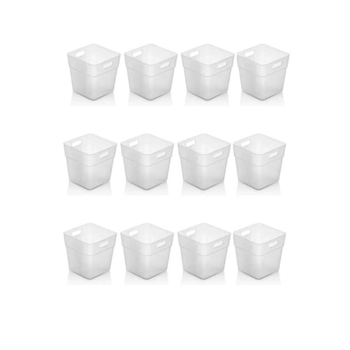 6 Lı Buzdolabı İçi Mini Düzenleyici Kutu Organizer - Buzdolabı Kapak Düzenleyici