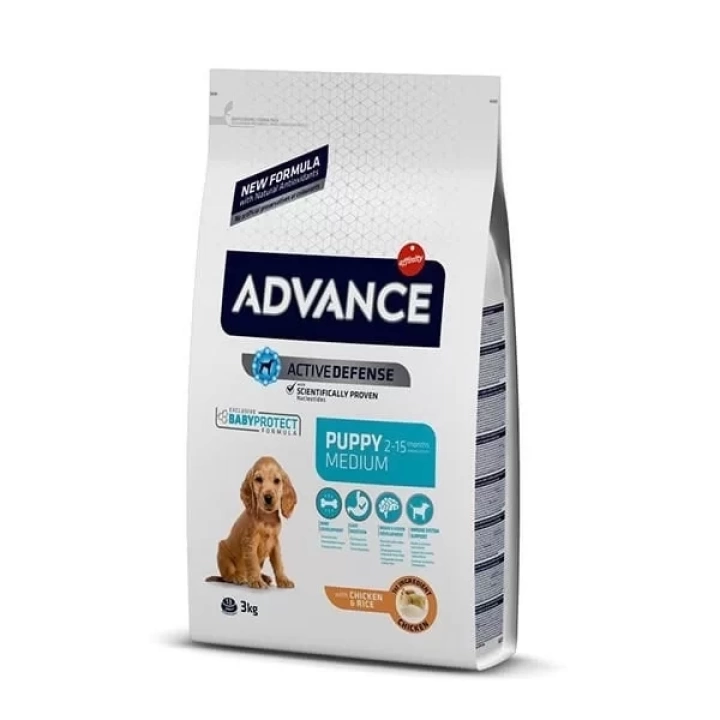 Advance Puppy Medium Tavuklu Orta Irk Yavru Köpek Maması 3 Kg