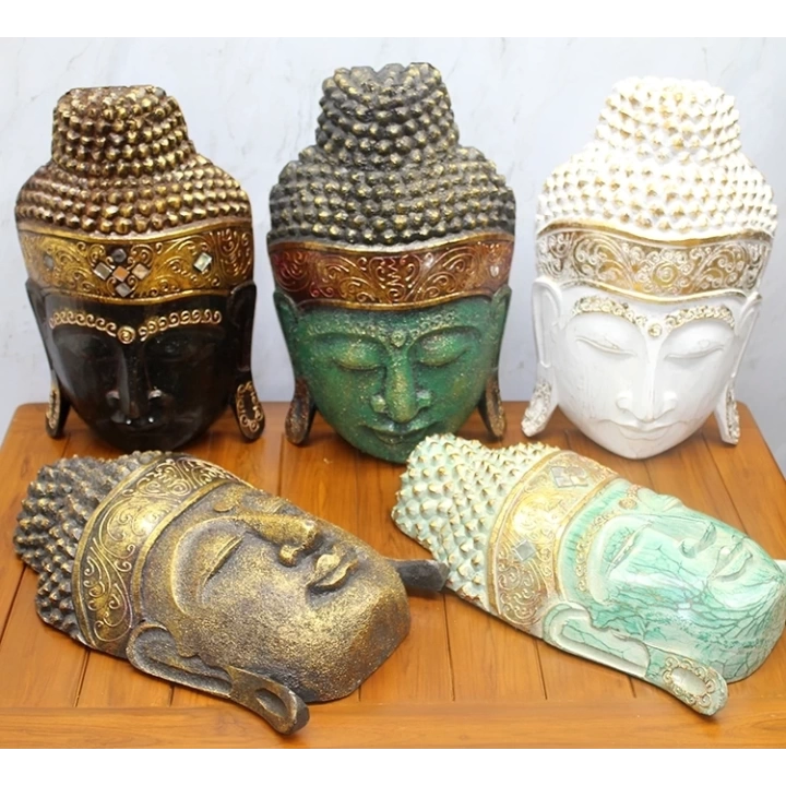 Ahşap Buda Maske 50 Cm Galıleo-24