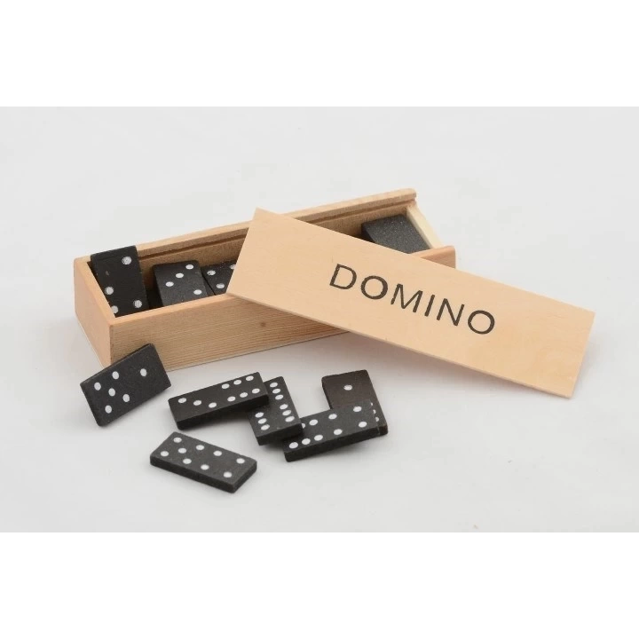 Ahşap Kutulu Domino Oyunu Alk4019
