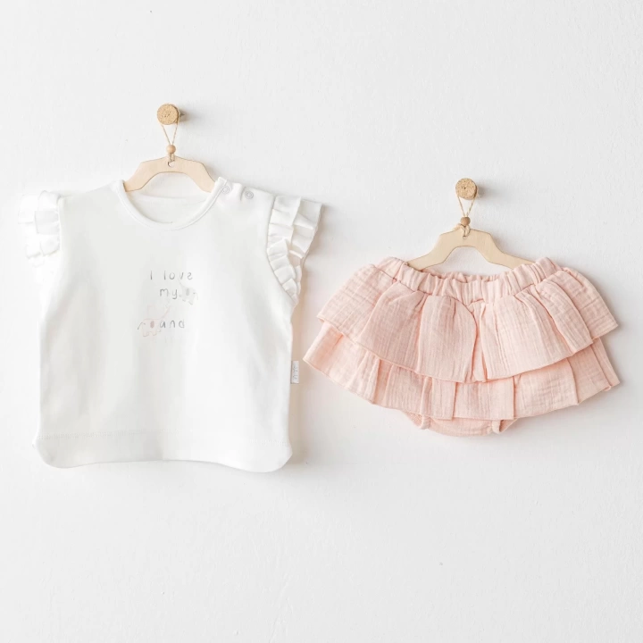 Andywawa Ac25522 Love Family 2li Takım Salmon