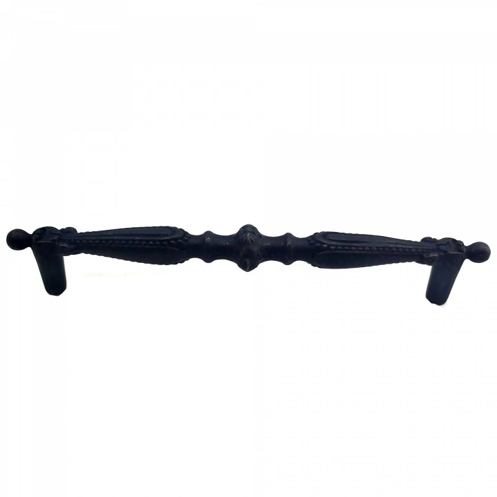 Antika Tarz Dekoratif Pirinç Yeni Sütun Mobilya Kulbu - 160mm, Oksit