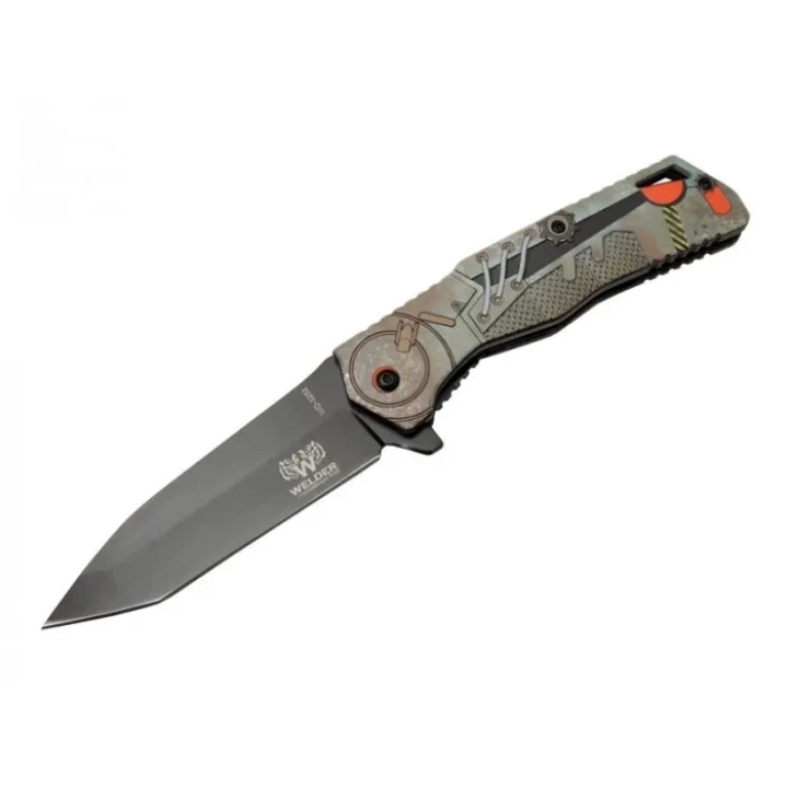 Bağcıklı Çakı 21,5 Cm Yarı Otomatik , Kemerlikli
