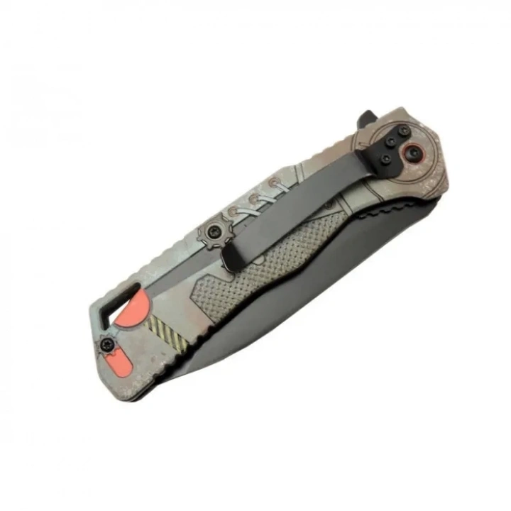 Bağcıklı Çakı 21,5 Cm Yarı Otomatik , Kemerlikli