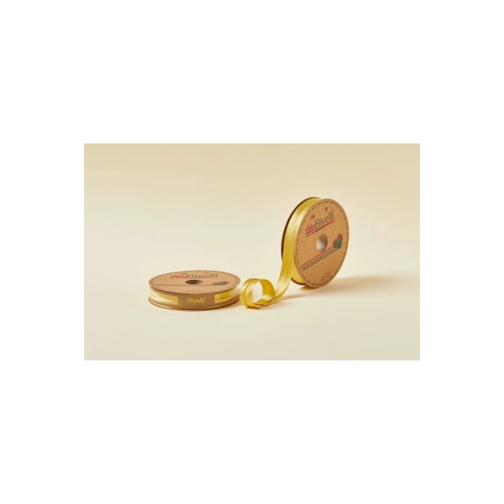 Biye Saten Katlı 037 Gold 2 cm 25 Metre %100 Polyester