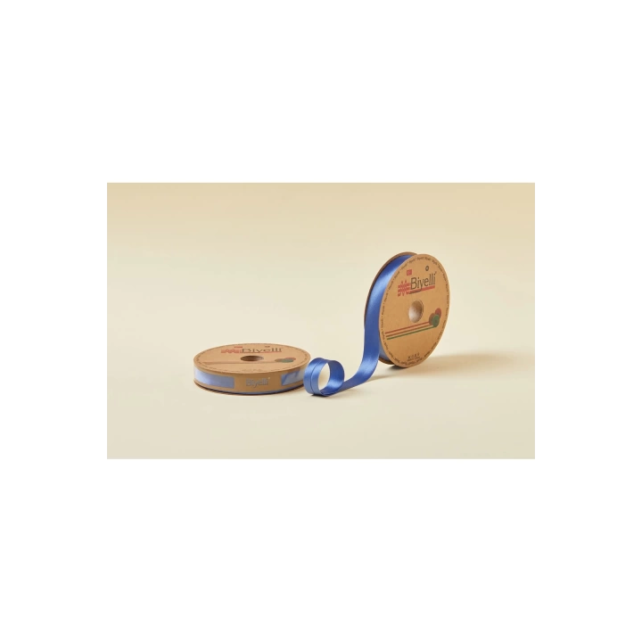 Biye Saten Katlı 078 İndigo 2 cm 25 Metre %100 Polyester