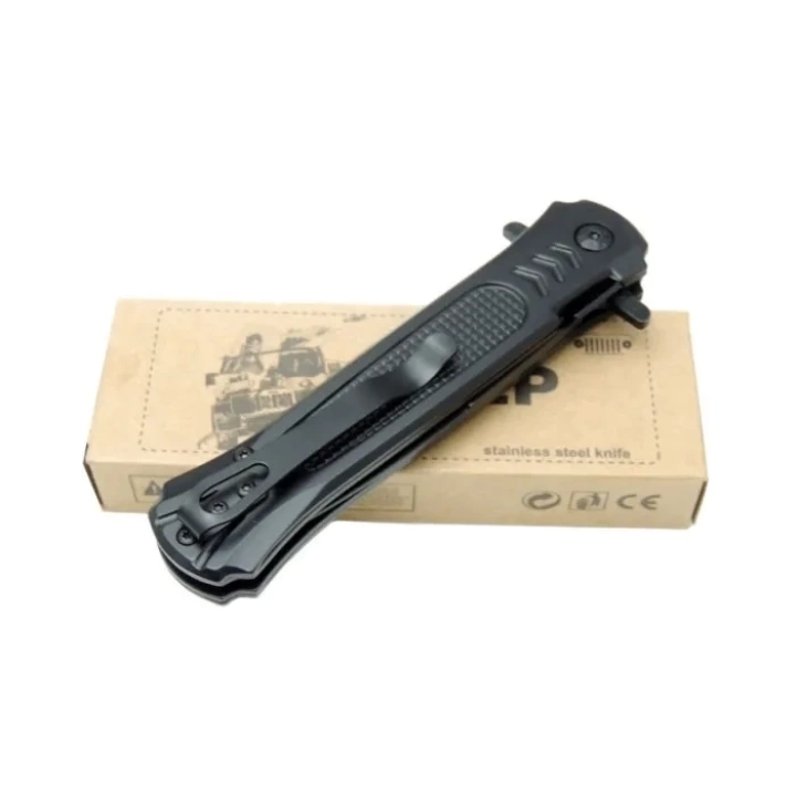 Çakı Black 22 Cm Yarı Otomatik , Kemerlikli