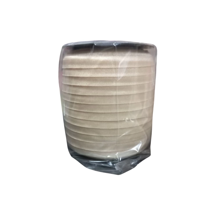 Çamaşır Lastiği Düz 1 cm  1 Metre Krem