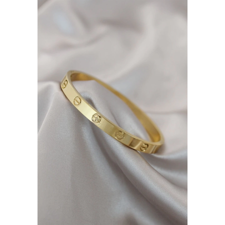 Çelik Gold Renk Bileklik - TJ-BB4117