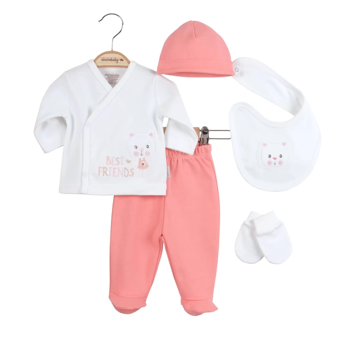 Ciccim Baby Best Friedens 5li Zıbın Set 4765 Yavru Ağzı