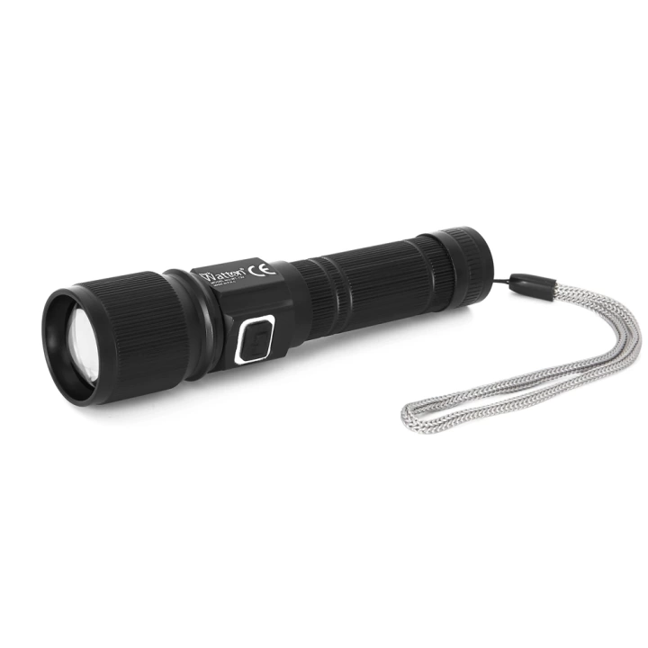 Cree Tg Led 1000 Lümen Göstergeli Fonksiyonel El Feneri  Wt-732