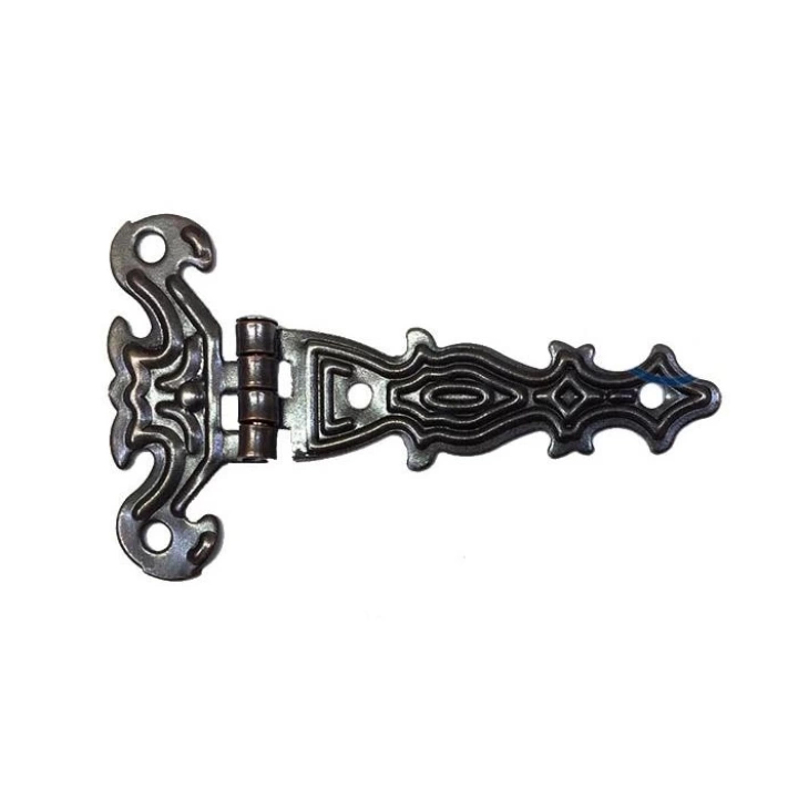 Dekoratif, Sac Tek Kuyruklu Menteşe - 40x68 mm, Küçük, Eskitme, 1 Adet