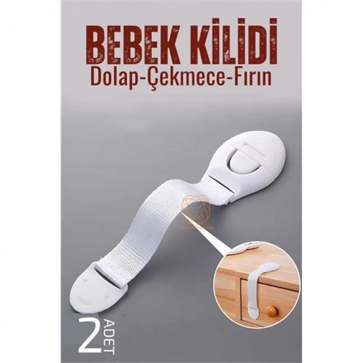 DKTT 18 Cm Çocuk Dolap ve Çekmece Kilidi 2 Adet