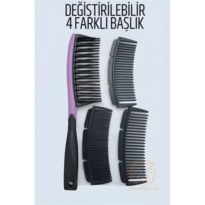 DKTT 4 Uçlu Değiştirilebilir Başlıklı Tarak