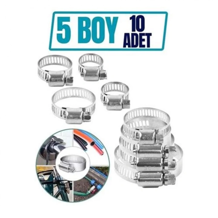 DKTT 5 Ebat 10 Adet Kelepçe Seti Midgard