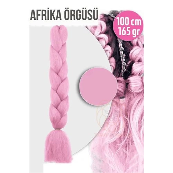 DKTT Afrika Örügüsü Rasta 100 Cm 165 Gr 1084 Açık Pembe