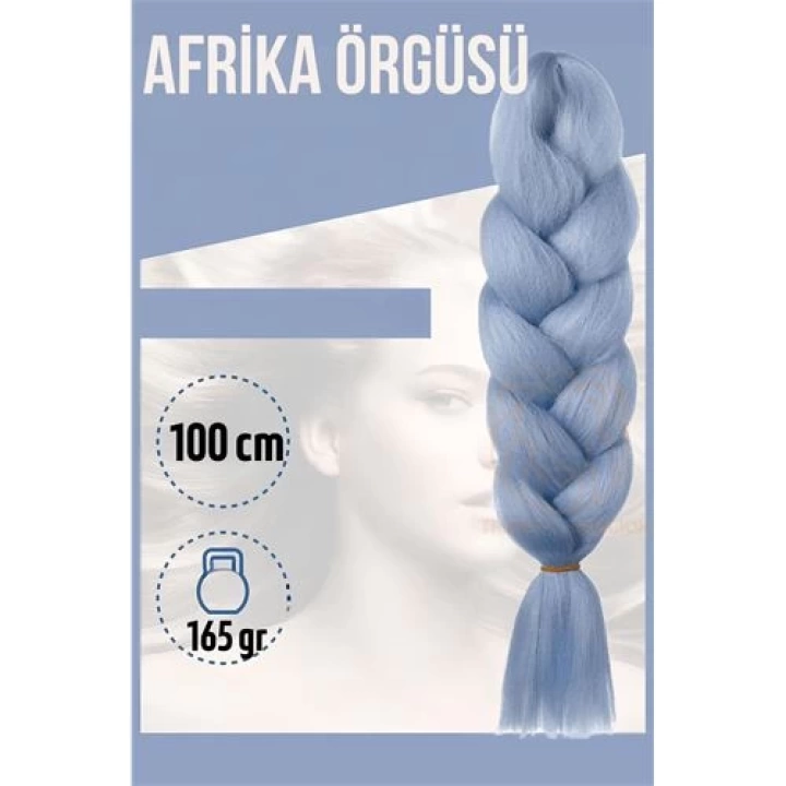 DKTT Afrika Örügüsü Rasta 100 Cm 165 Gr 1089 Açık Mavi