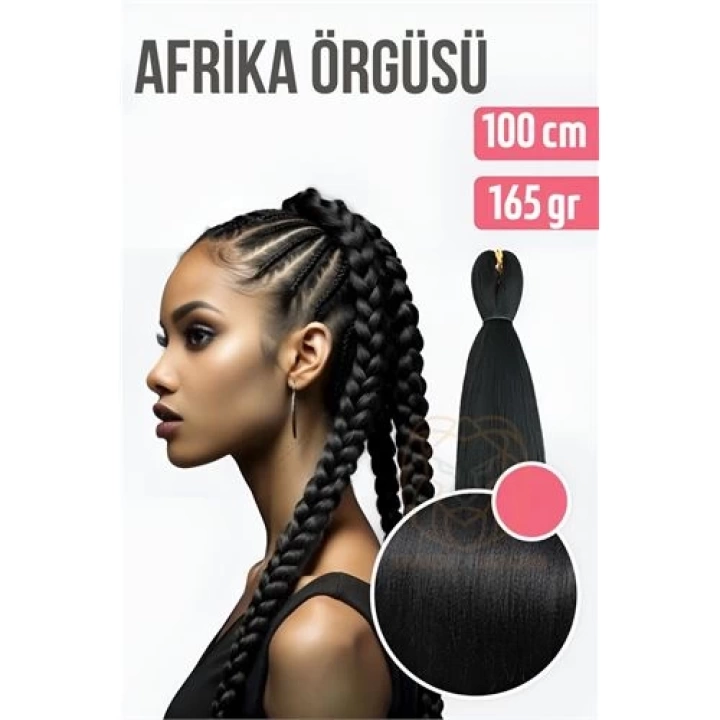 DKTT Afrika Örügüsü Rasta 100 Cm 165 Gr 1091 Siyah