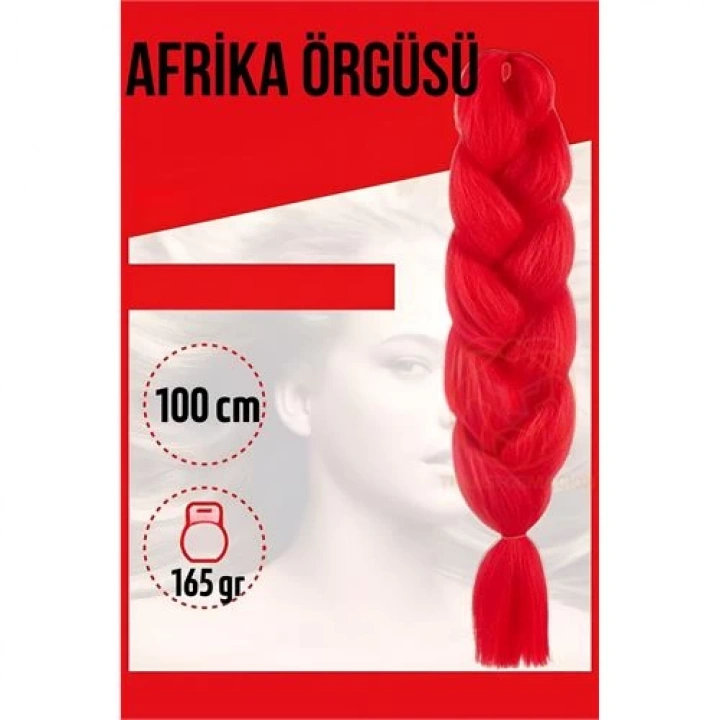 DKTT Afrika Örügüsü Rasta 100 Cm 165 Gr 1095 Kırmızı