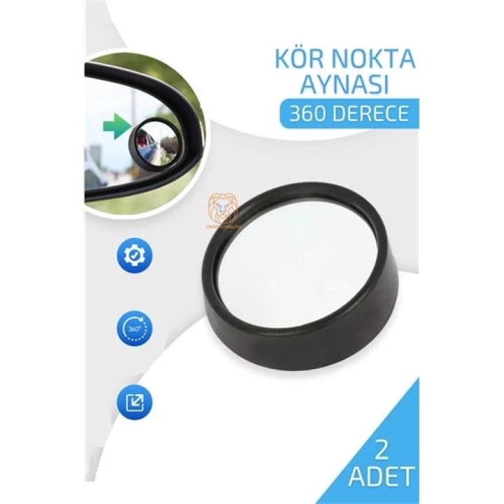 DKTT Araç Kör Nokta Aynası Dönerli 360 D 2 ADET