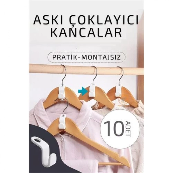 DKTT Askı Çoklayıcı Kanca 10 ADET