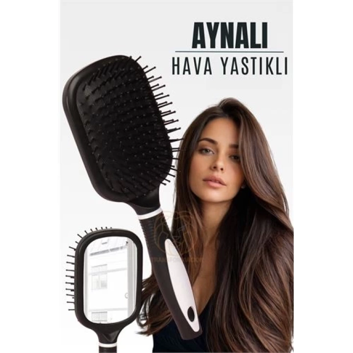 DKTT Aynalı Tarak Hava Yastıklı Ergonomik Tarak