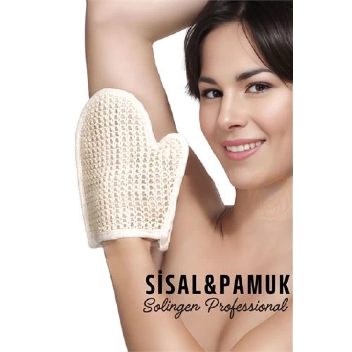 DKTT Banyo Lifi Eldivenli Duş Lifi Sisal Solingen Professional