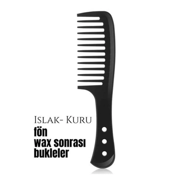 DKTT Bukleli Saç Fön Wax Sonrası Tarak Karbon Nano Absolute Professional