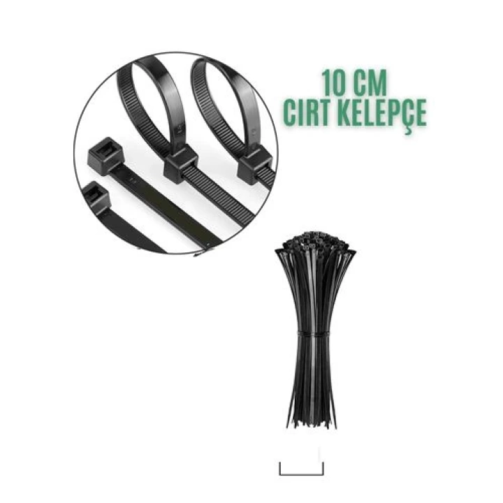DKTT Cırt Kelepçe 10 Cm 100 lü Paket