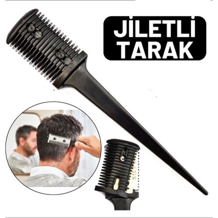 DKTT Jiletli Kırık Saç Sakal Düzletme İnceltme Tarağı