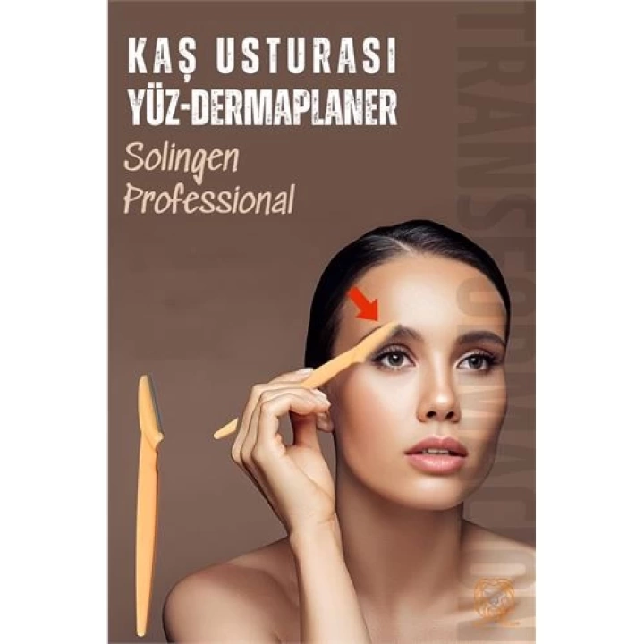 DKTT Kaş Şekillendirici Kaş Dermaplaner Yüz Usturası Solingen Professional