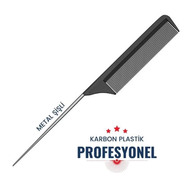 DKTT Krepe Tarağı Metal Şişli Absolute Profesyonel