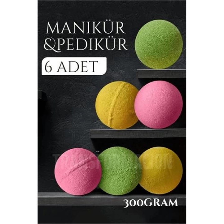 DKTT Manikür Pedikür Topu Manikür Bombası 6 adet 300 Gram