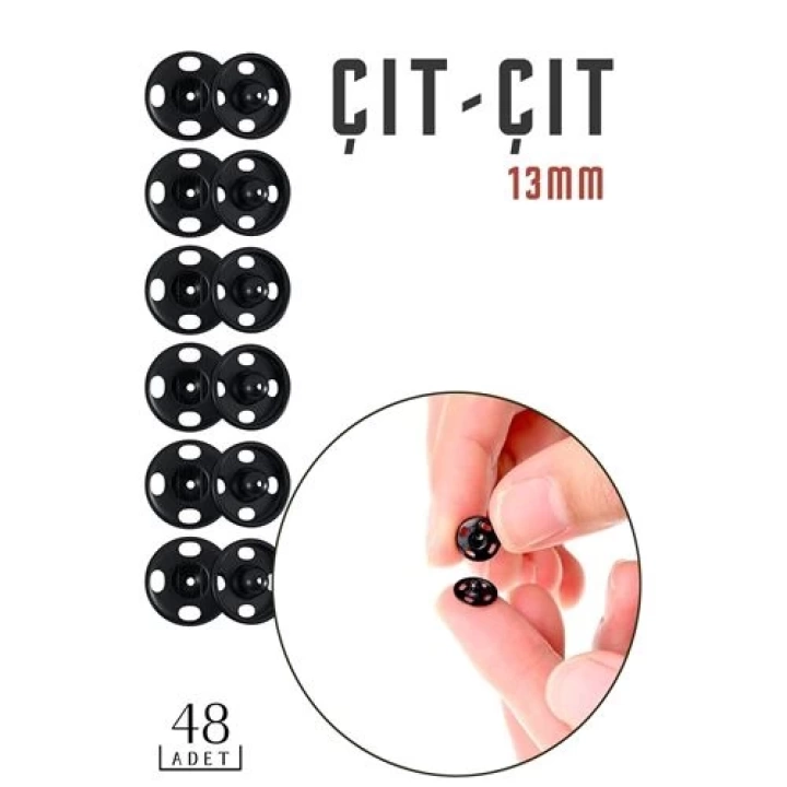 DKTT Metal ÇıtÇıt 13 mm 48 Adet NO:3
