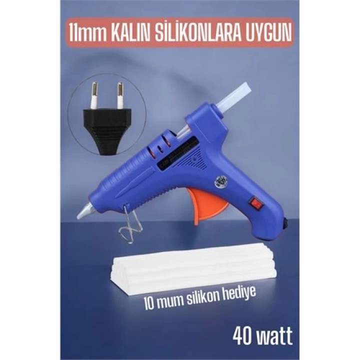 DKTT Sıcak Silikon Tabancası 40 Watt Kalın Tip