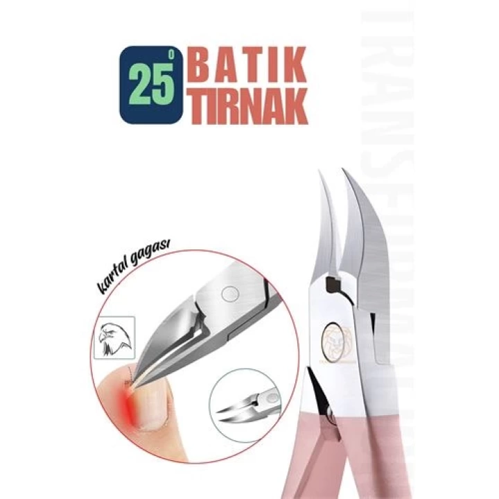 DKTT Tırnak Batık Makası Pedikür Makası Tungsten Çelik Profesyonel