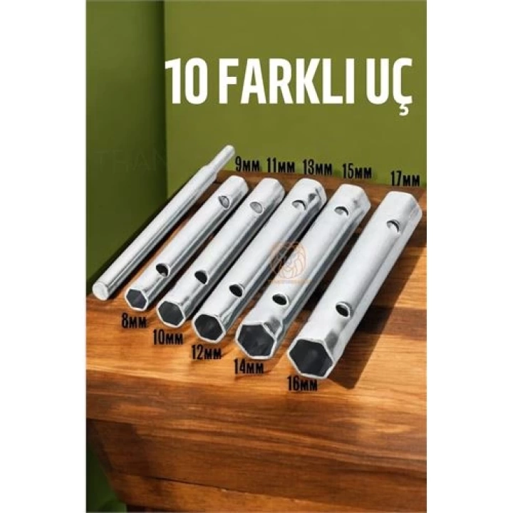 DKTT Tork Lokma Seti Boru Kovan Tip Anahtar Seti Buji Anahtarı
