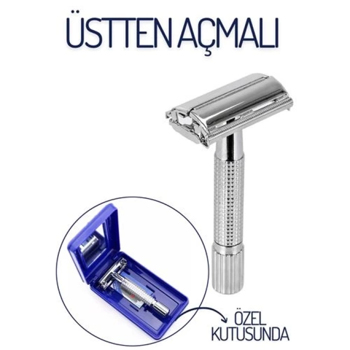 DKTT Üstten Açmalı Klasik Tıraş Makinesi